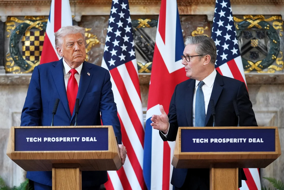 Donald Trump și premierul britanic Keir Starmer FOTO: X