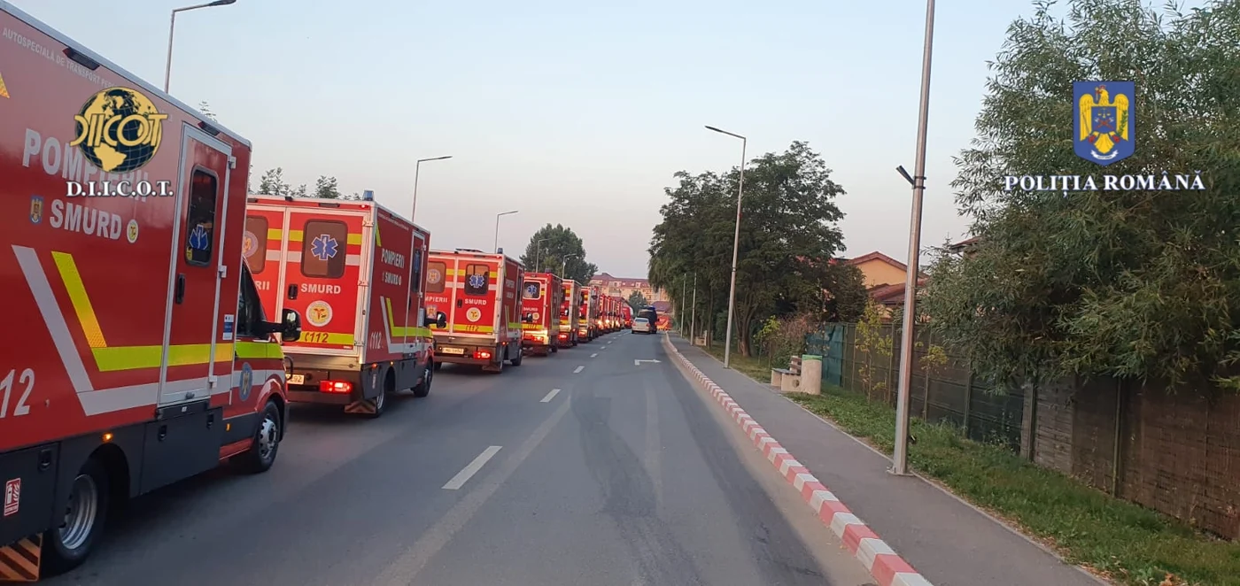 Ambulanțe trimise la un azil de bătrâni FOTO Arhivă / DIICOT 