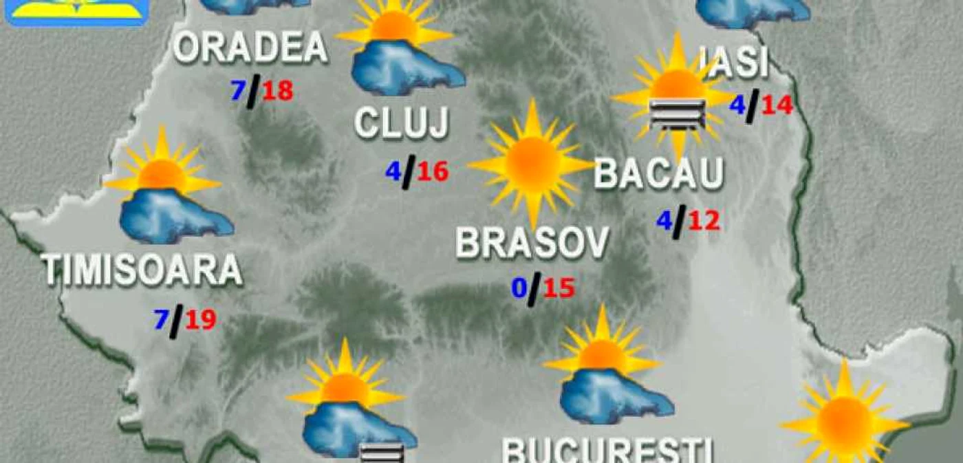 Vremea va fi mai rece decât este în mod obişnuit în această perioadă