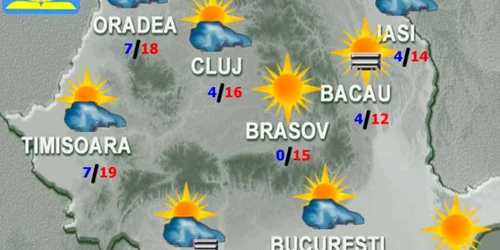Vremea va fi mai rece decât este în mod obişnuit în această perioadă