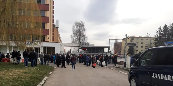 A doua grevă în mai puţin de o lună la o fabrică de armament FOTO Ioan Buciumar