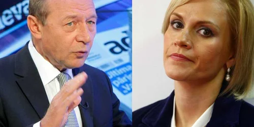 Traian Băsescu şi Gabriela Vrânceanu Firea FOTO Eduard Enea