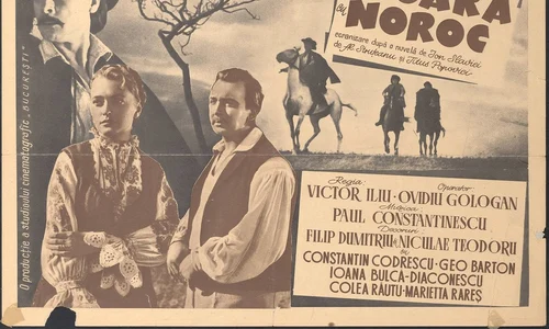 Afișul filmului „La Moara cu noroc” din colecția Muzeului Național de Istorie a României