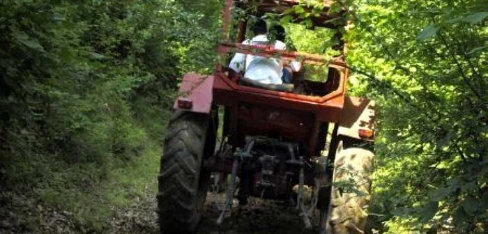 Hunedoara: A decedat zdrobit sub un tractor răsturnat