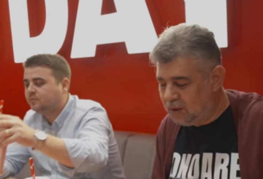 Ciolacu, mare amator de „junk food”. După ce a făcut reclamă McDonald's, s-a dus să guste un cheeseburger românesc: „Am răspuns provocării”