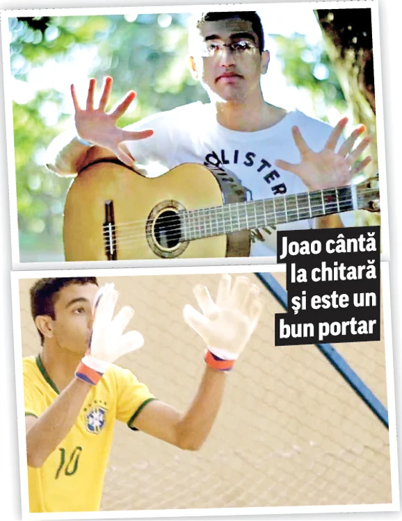 
    Silvana (30 de ani), Ana Carolina  (29 de ani), Joao (15 ani), Maria  Morena (9 ani), Bernardo (8 ani),  Caterina (14 ani) şi Pedro (13 ani) îşi  arată încântaţi mâinile neobişnuite  