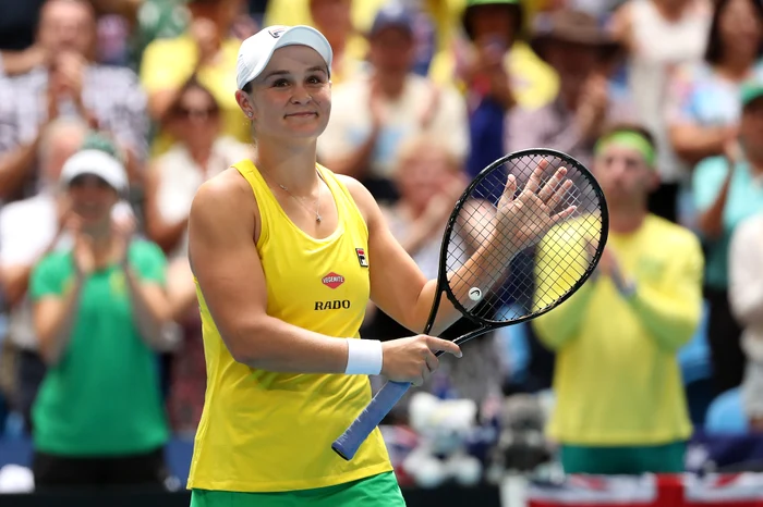 
    Ashleigh Barty s-a bucurat pentru victoria sa la zero cu Caroline GarciaFoto: Guliver / GettyImages  