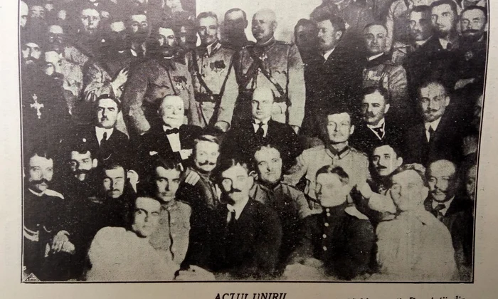 Discursul lui I C  Inculeţ prin care anunţa rezultatul votului din 27 martie 1918: "Trăiască unirea cu România mamă!” jpeg