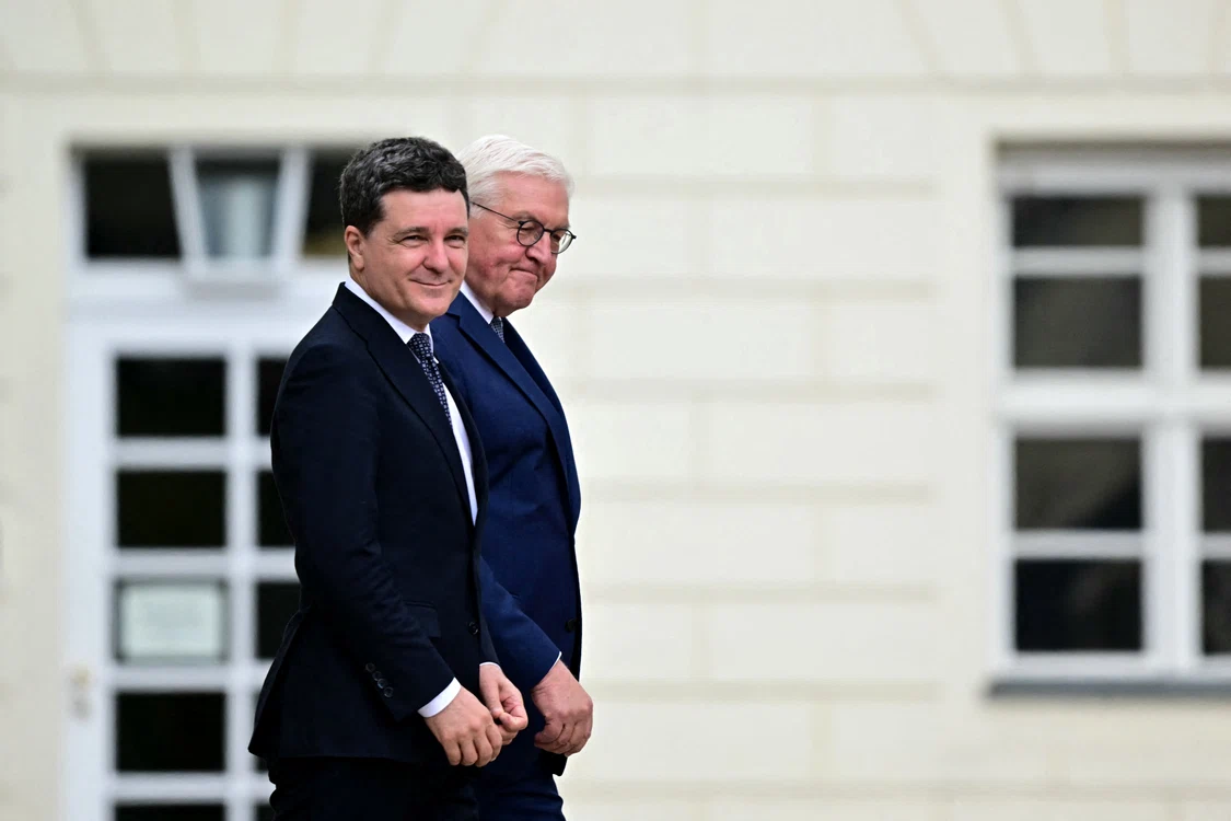 Nicuşor Dan, primit de preşedintele Germaniei. FOTO AFP