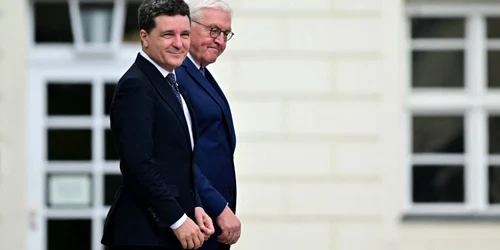 Președintele german Frank Steinmeier l-a primit la Berlin pe Nicușor Dan FOTO AFP