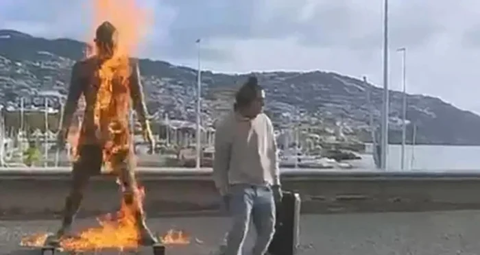 Imaginile cu incidentul au fost publicate pe rețelele sociale. Foto X Nassrextra