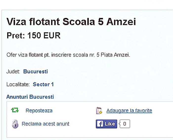 Oferta pentru Piaţa Amzei  se ridică la 150 de euro