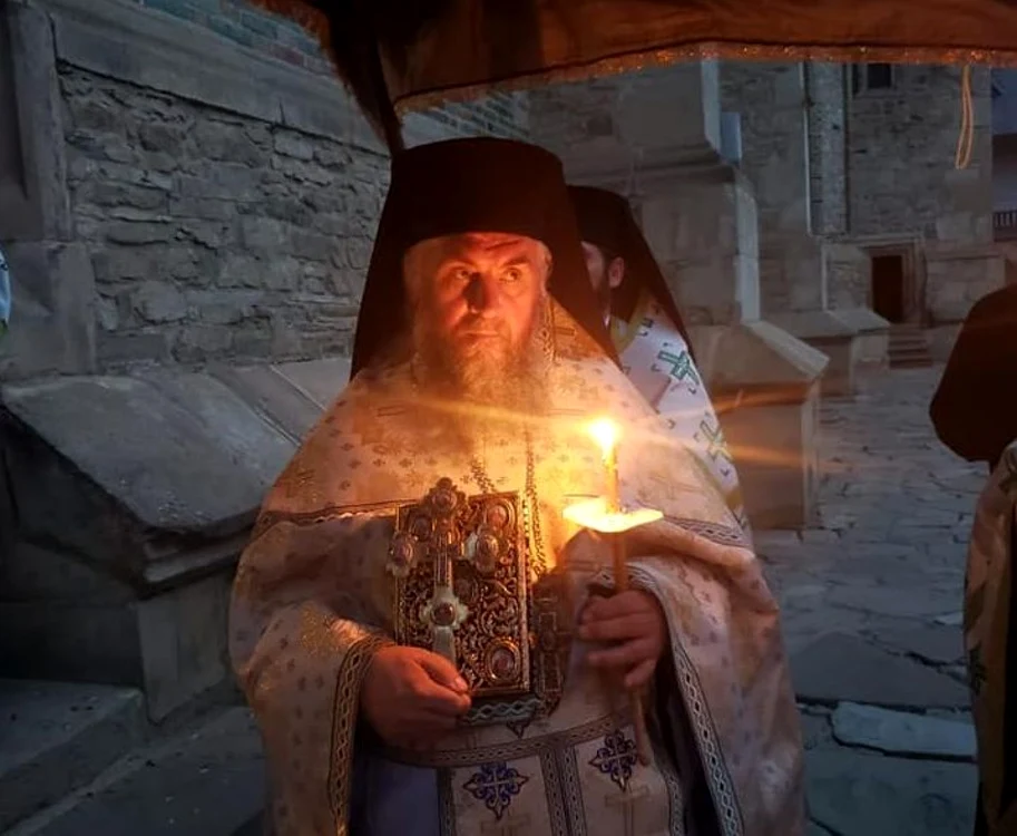 Benedict Sauciuc, stareţul Mănăstirii Neamţ FOTO Facebook