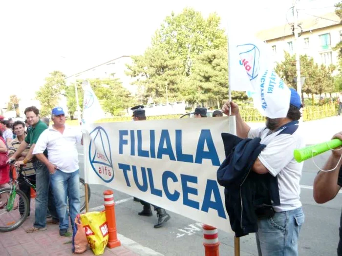 Protest la Prefectură