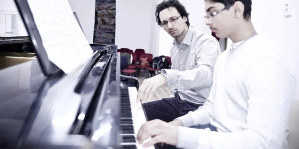 Octavian Renea - pianist în Germania şi elev-minune al Colegiului de Arte Regina Maria din Constanţa Foto Adrian Mergiani