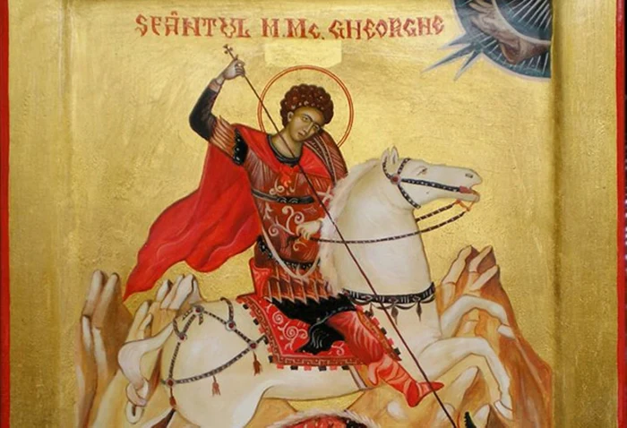 Sfântul Gheorghe este simbolul biruinţei binelui asupra răului. Foto creştinordodox