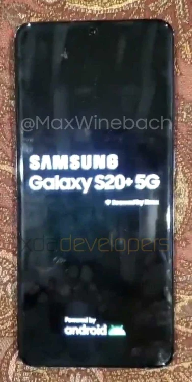 Samsung Galaxy S20+ Foto via XDA Developers