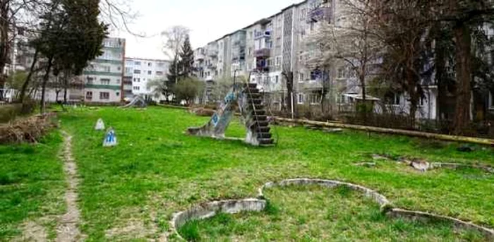 Zona în care va fi înfiinţată o grădină urbană. Foto: Primăria Deva.