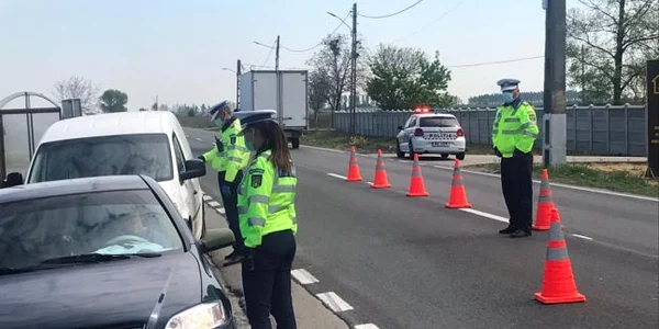 politisti trafic control verificari coronavirus Braila 6