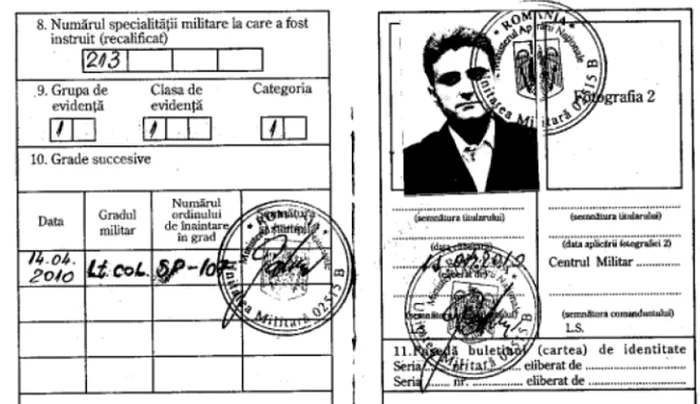 Acesta ar fi documentul postat de Robert Turcescu ce ar demonstra că a fost ofiţer sub acoperire