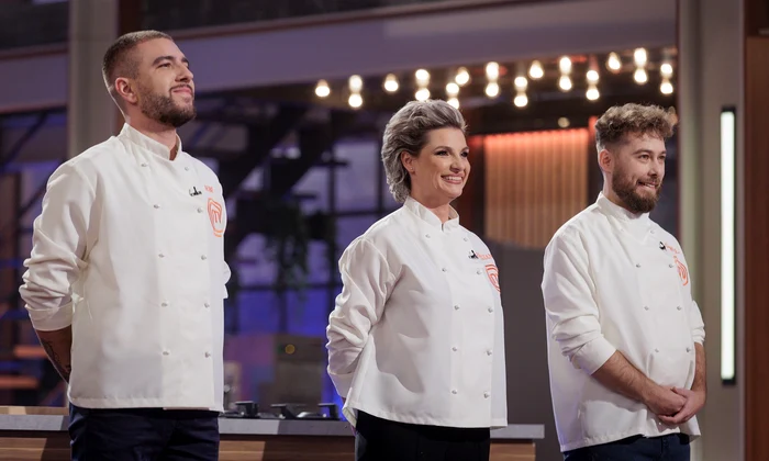 Sebi Dascalu, Georgiana Ene si Gabriel Serban MasterChef Romania 2024 jpg