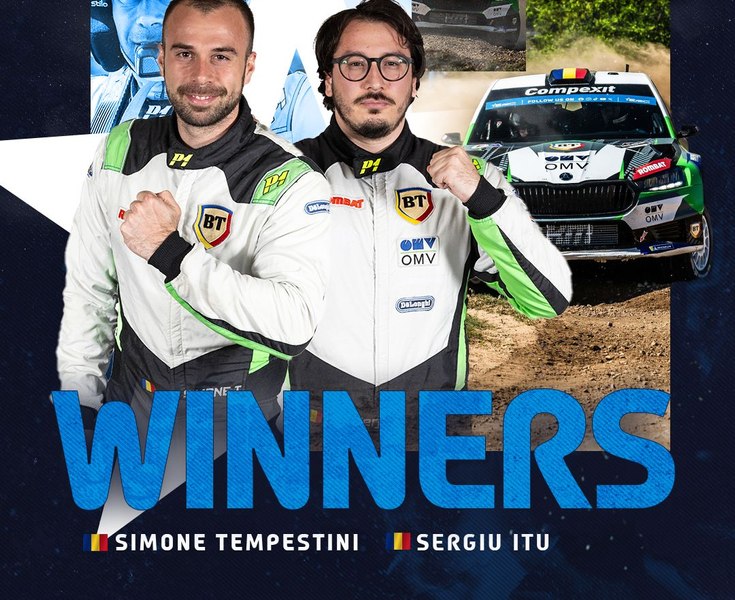 Reușită istorică: Simone Tempestini a câștigat prima etapă a Campionatului European de Raliuri