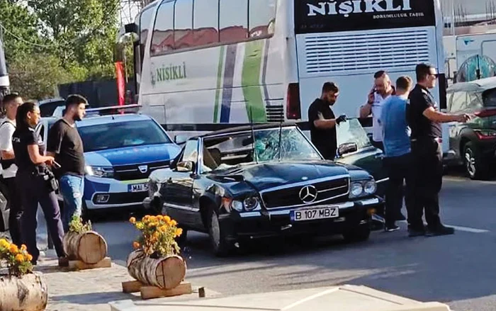 Maşina ucigaşă  a fost găsită  în Vama Veche. FOTO: Arhivă/ Adevărul