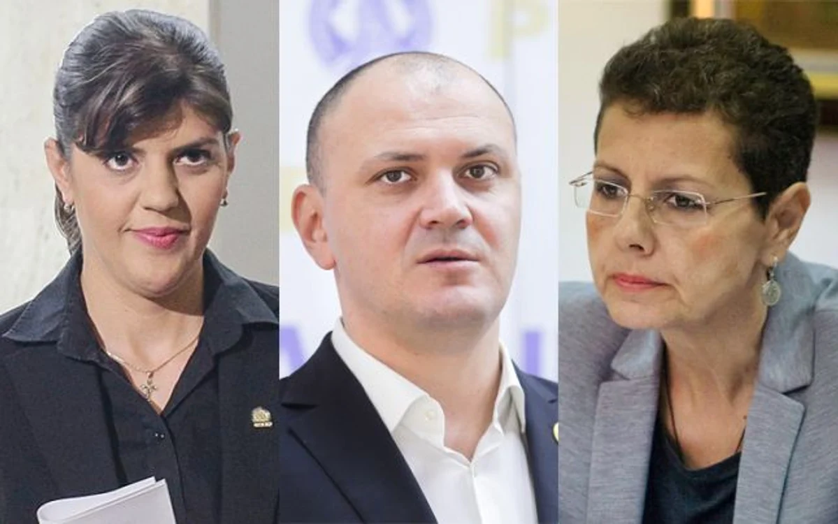 Laura Kovesi & Sebastian Ghiţă & Adina Florea (foto Inquam Photos & Mediafax Foto)