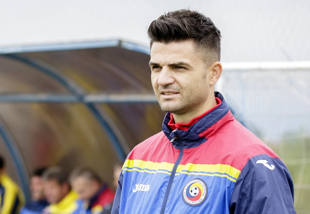 Florin Bratu, selecţioner România U21. FOTO: frf.ro