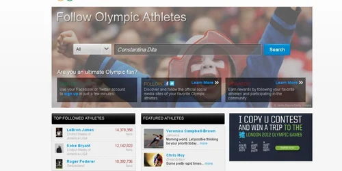 CIO a deschis o reţea de socializare pentru sportivi şi fani