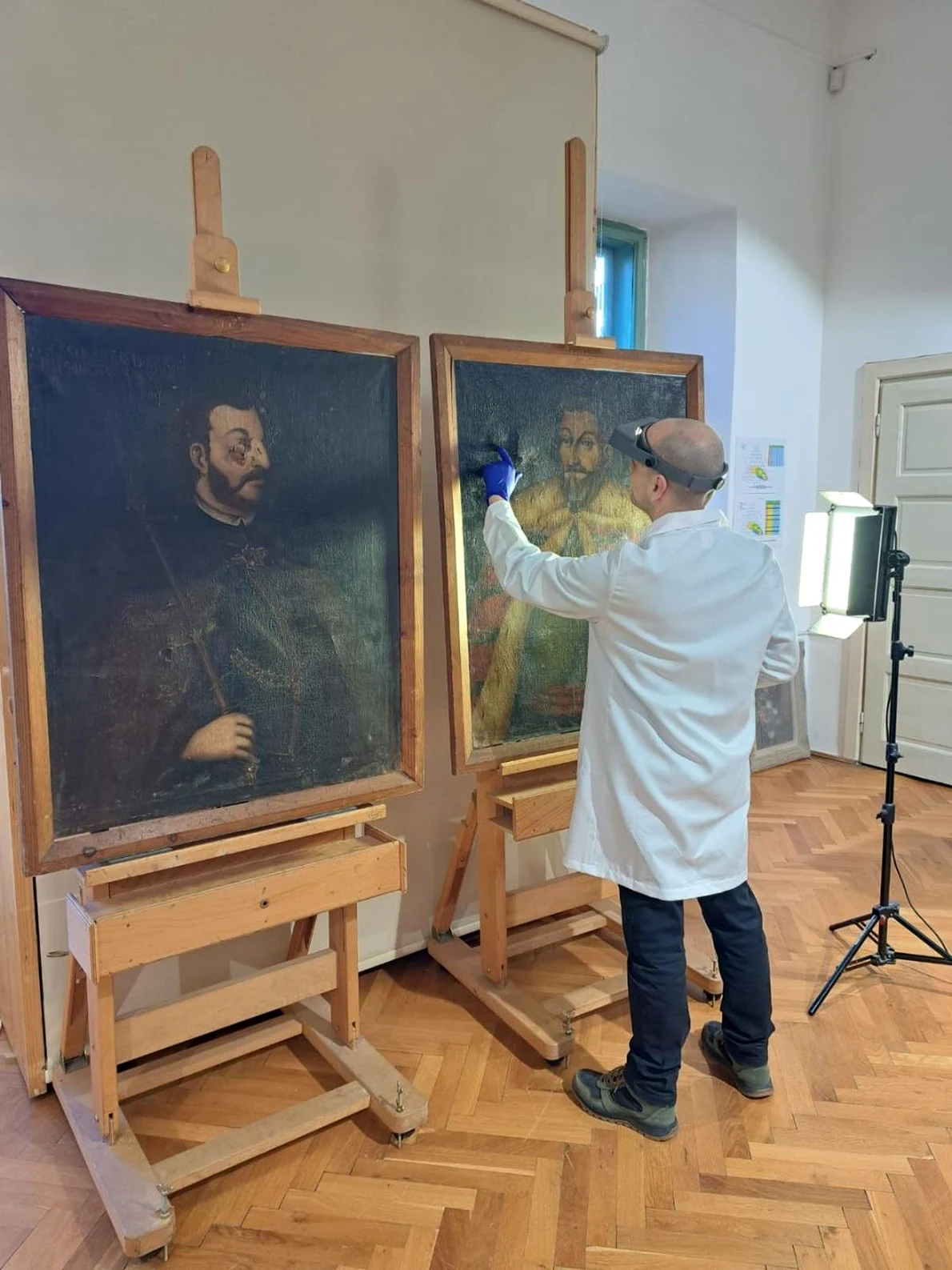Portretele a 11 principi ai Transilvaniei, restaurate la Sibiu (© Muzeul Național Brukenthal)