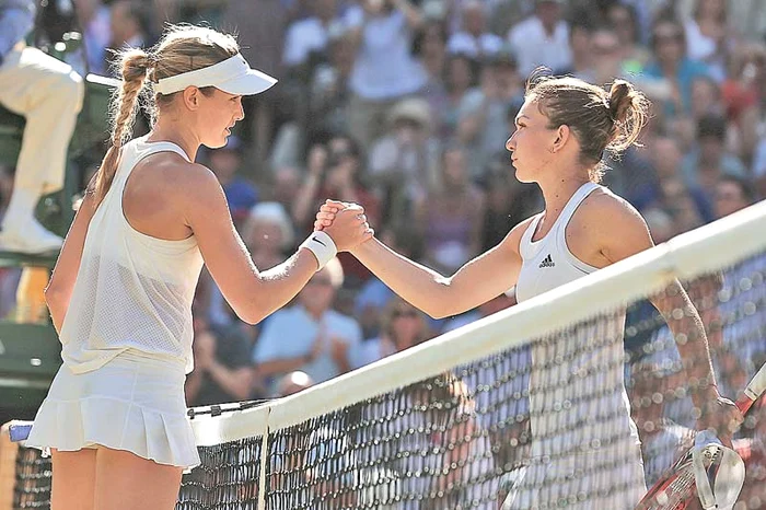 Halep a jucat în 2014 semifinale pe iarba londoneză, dar canadicanca Bouchard a învins-oFoto: Guliver / Gettyimages