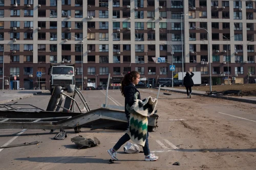 Ziua a 28-a de război ucraina rusia kiev. Foto Gettyimages
