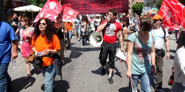 studenti protest grecia shutterstock