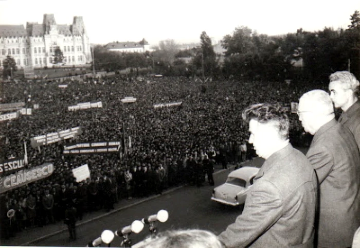 Vizitele lui Ceauşescu la Iaşi foto Fototeca online a comunismului românesc