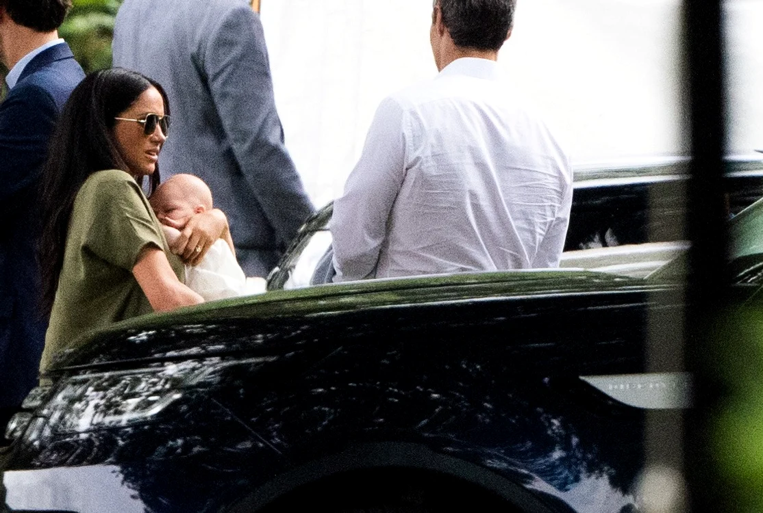 Meghan Markle cu micuţul Archie la unul din puţinele evenimente la care a fost văzută în timpul concediului de maternitateFoto: Profimedia