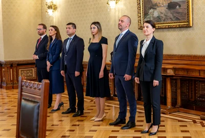 Delegatia USR la consultari la Cotroceni FOTO presidency 