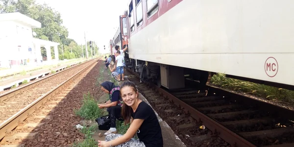 Intarziere tren Timisoara - Bucuresti FOTO Daniel Dancea