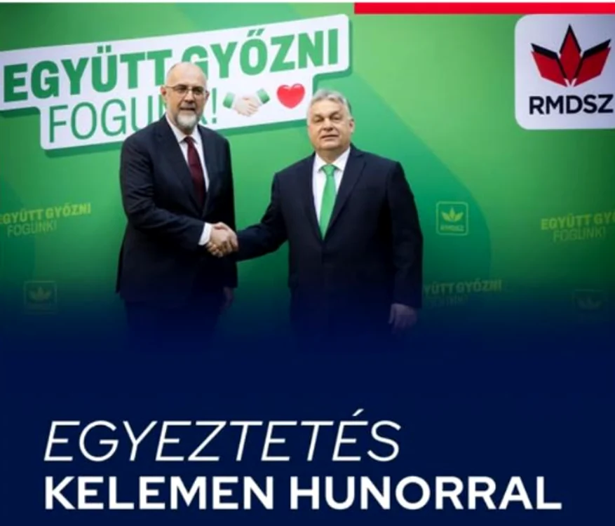 Viktor Orban susține Kelemen Hunor în alegerile din România FOTO Facebook Viktor Orban 