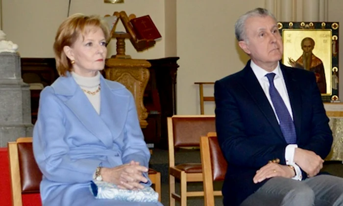 Majestatea Sa Margareta si Principele Radu la biserica Sf Nicolae din Bruxelles   Casa regala (6) jpeg