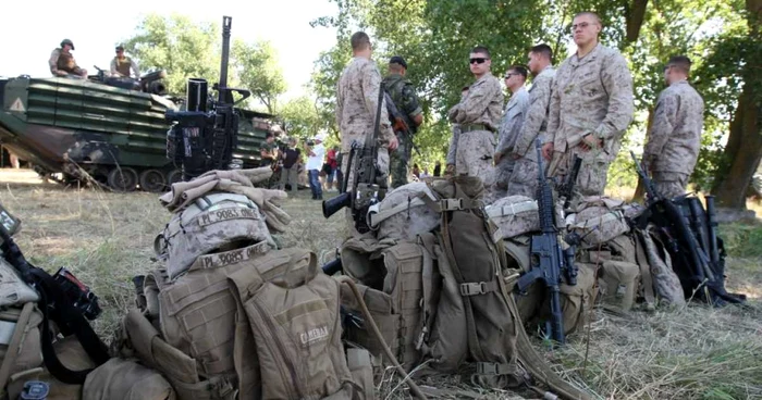 Militarii americani se instruiesc în Dobrogea pentru misiunile internaţionale FOTO Adevărul Constanţa