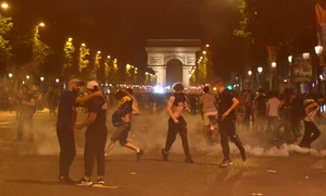 Violențe în Paris după  Liga Campionilor FOTO Profimedia 