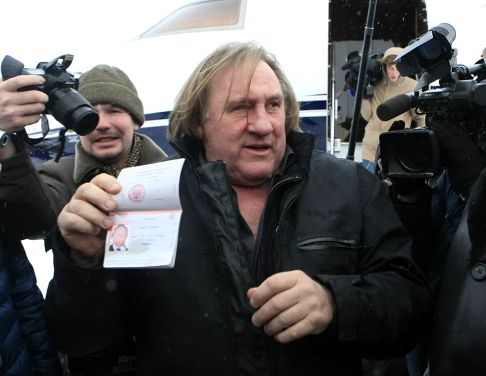 Actorul francez Gerard Depardieu a primit, anul trecut, cetăţenie rusă