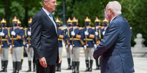 Klaus Iohannis şi Reuven Rivlin FOTO Adm Prez