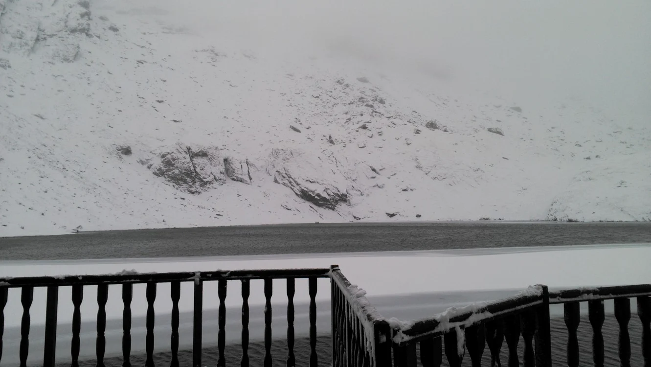 Stratul de zapada masoara 36 de centimetri la Balea Lac - Foto Arhiva Adevărul