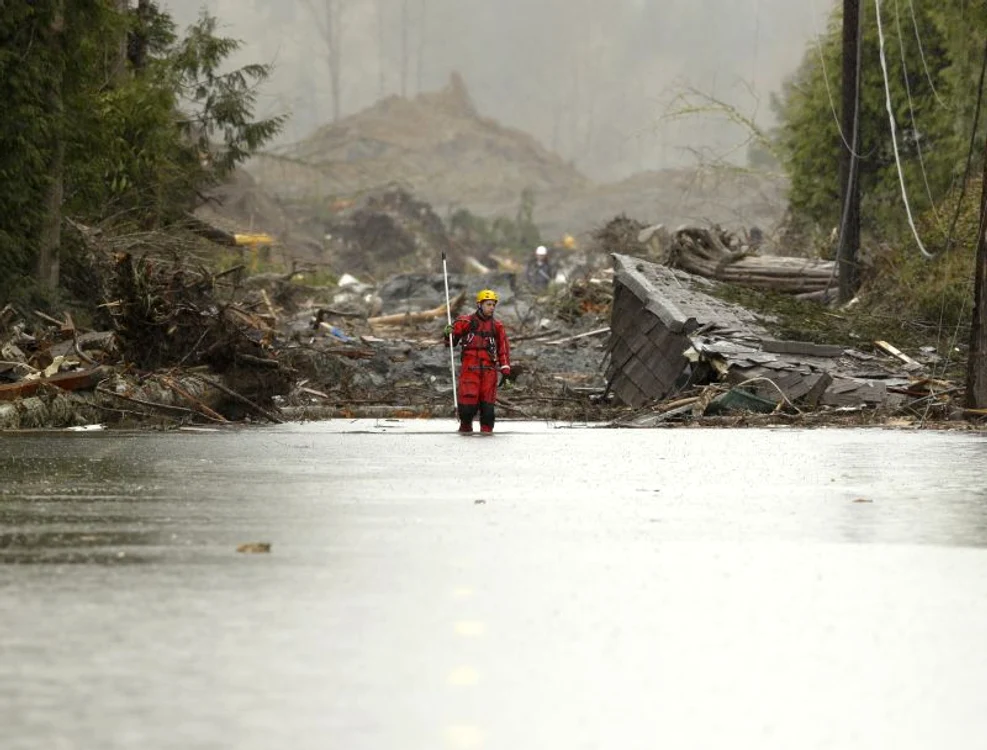 
    Alunecările de teren s-au produs în urmă cu o săptămână. (Foto: Reuters)  