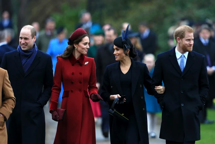 William, Kate, Meghan şi Harry FOTO Getty Images