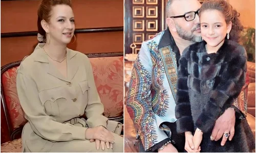 fiica Regelui Marocului, Lalla Khadija, seamana cu sotia lui disparuta, Printesa Lalla Salma jpg