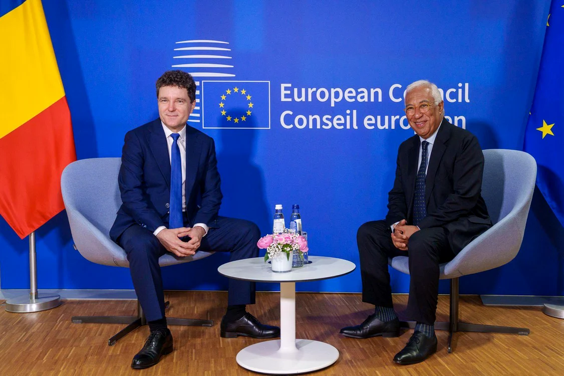 Președintele României este vizitat de președintele Consiliului European / Surs foto: X