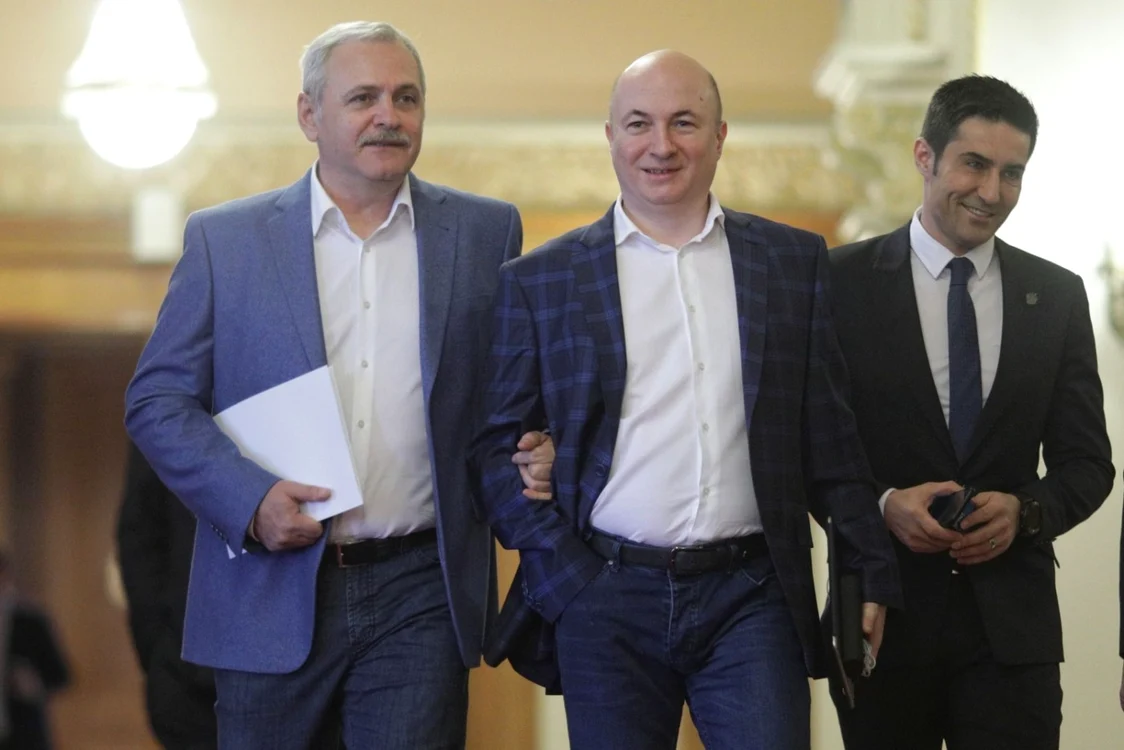 Liviu Dragnea, la braţ cu Codrin Ştefănescu